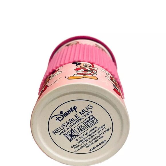 NWT Disney  Mickey and Minnie Bamboo Travel Mug - Picture 5 of 16